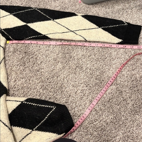 EUC Courtney Grow x Antonio Melani Cleo Argyle Sweater Dress S - Picture 10 of 10